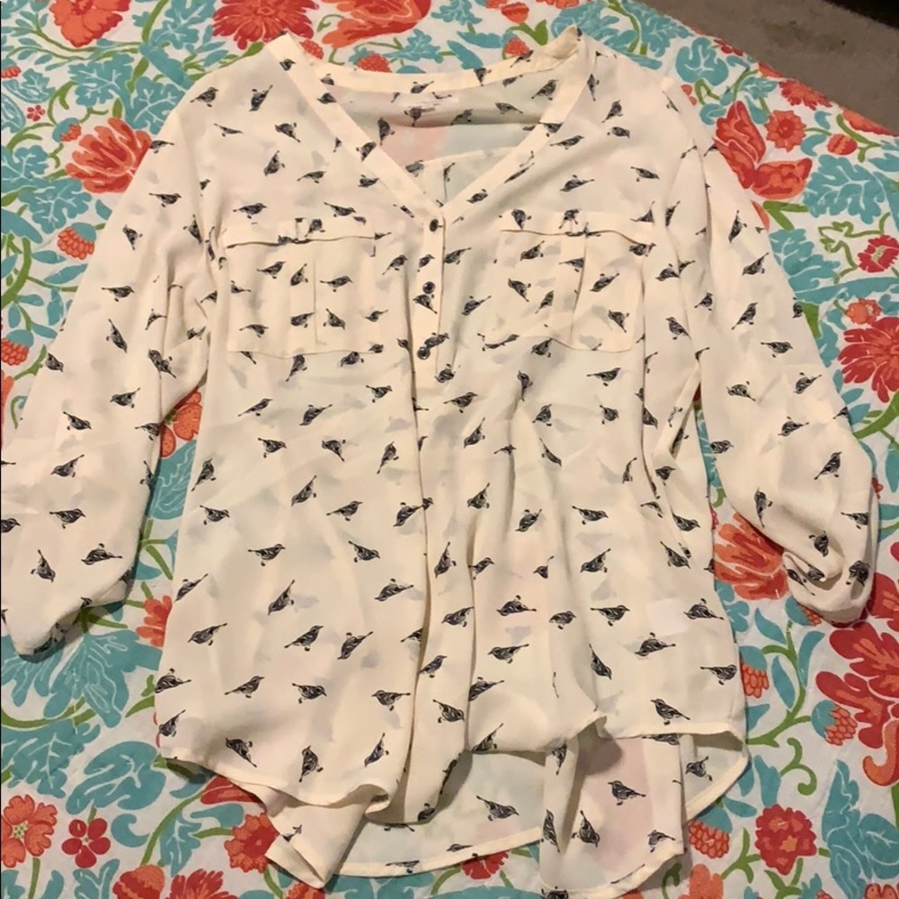 Flowy Printed Blouse